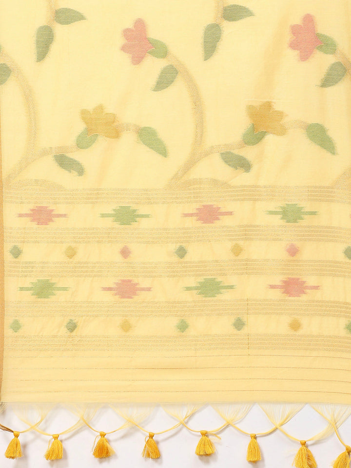 Woven Design Tussar Silk Saree