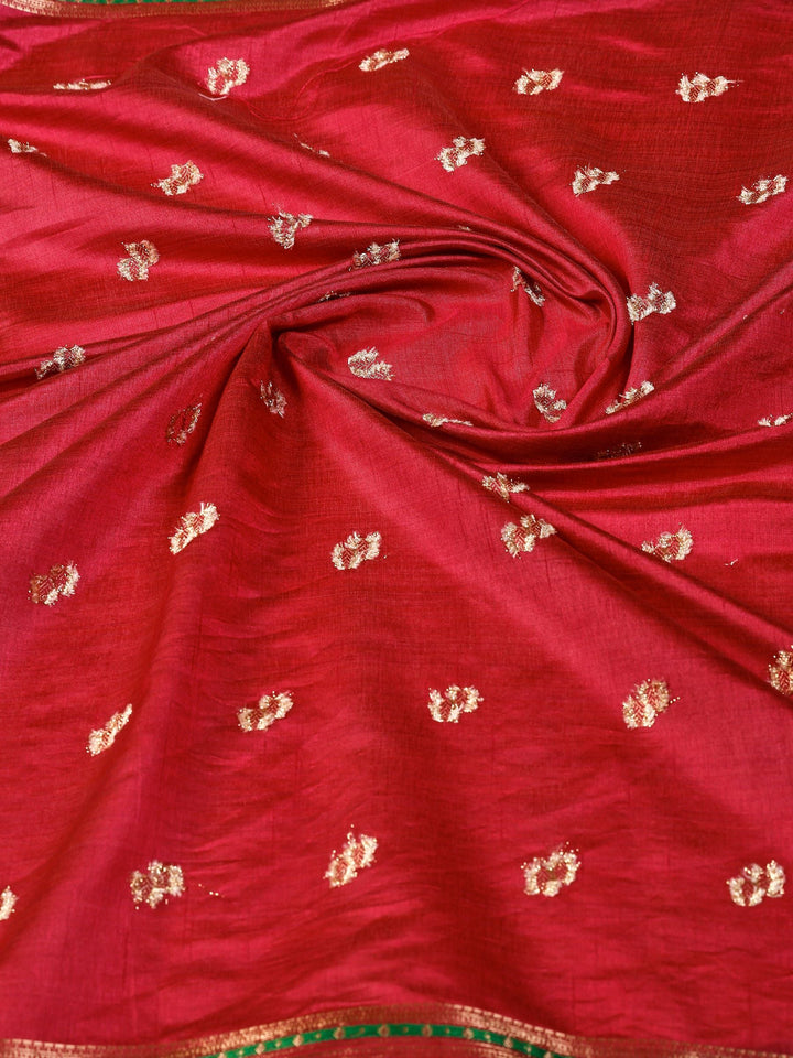 Wine Woven Design Art Silk Saree
