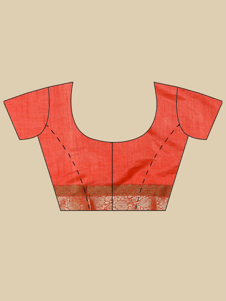 Pink Woven Design Art Silk Saree