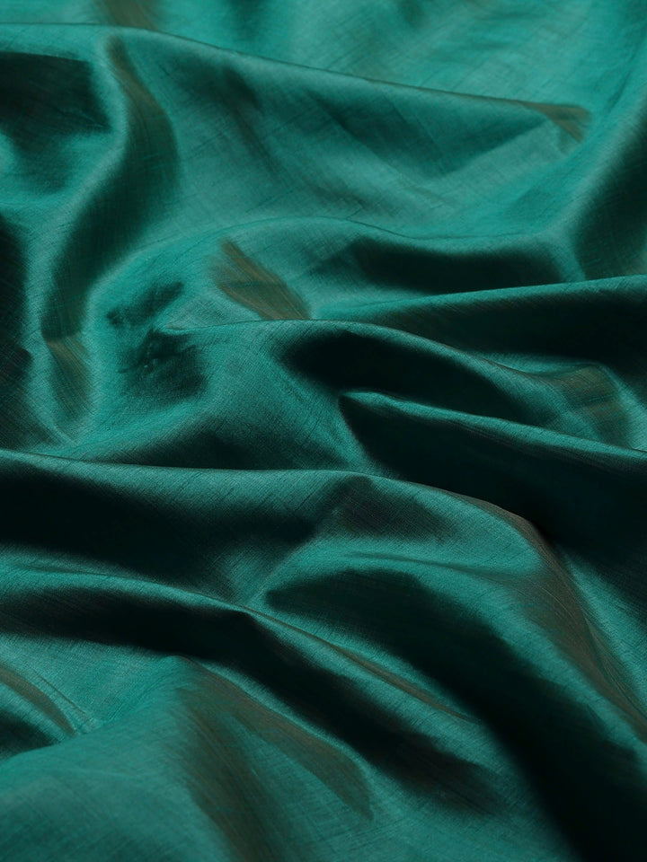 Green Woven Design Art Silk Saree