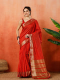 Woven Design Tussar Silk Saree