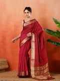Woven Design Tussar Silk Saree