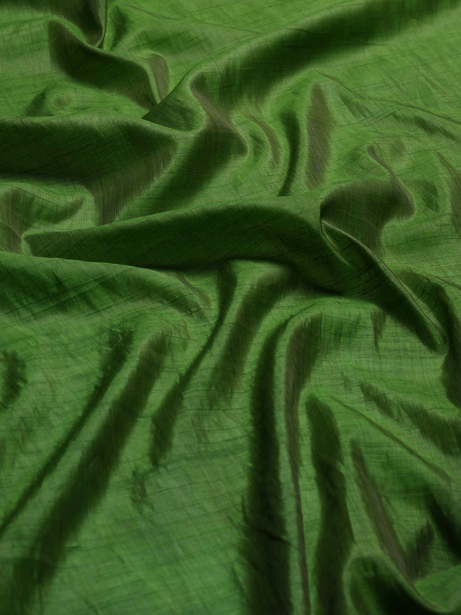 Green Woven Design Art Silk Saree