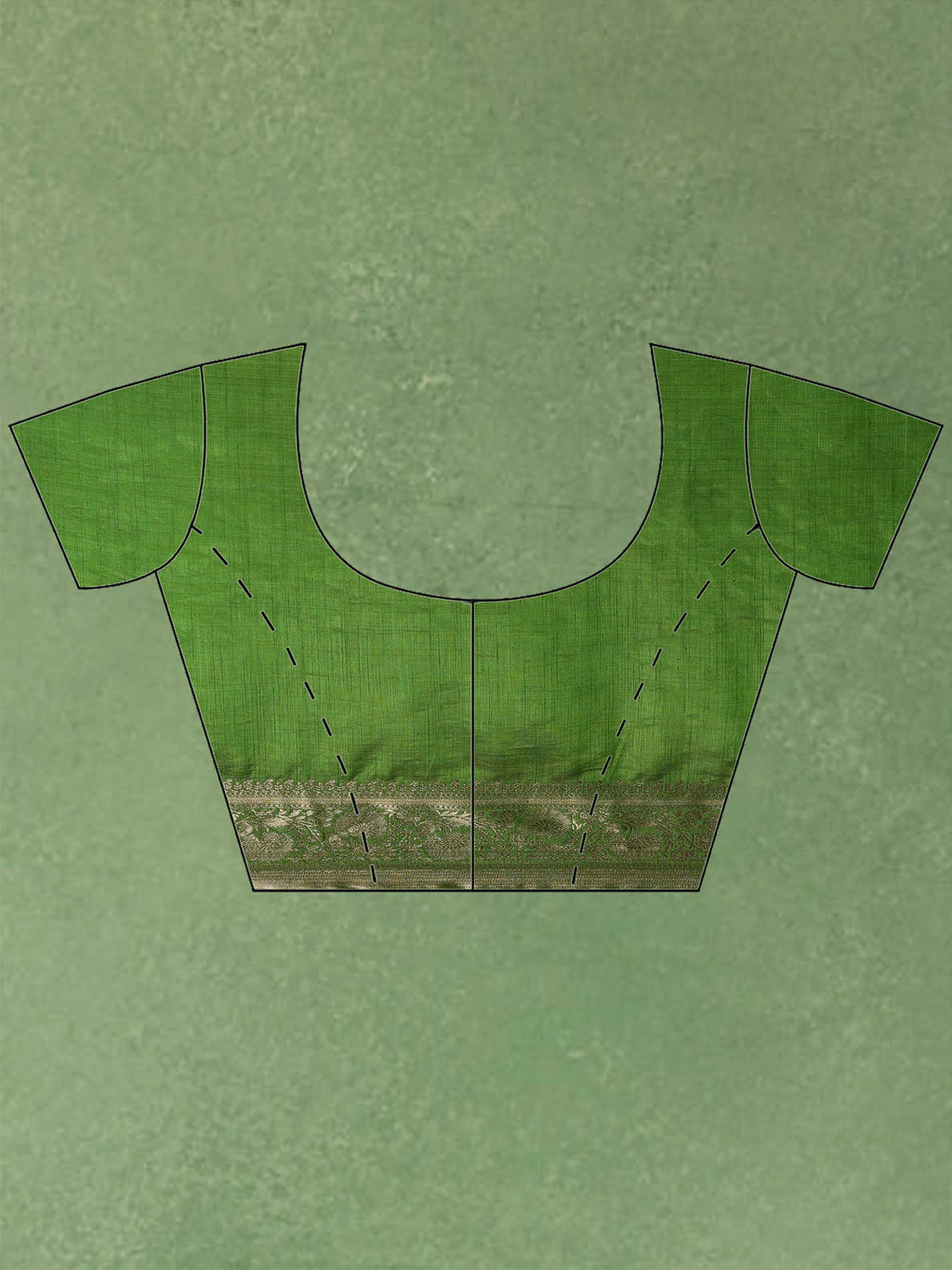 Green Woven Design Art Silk Saree