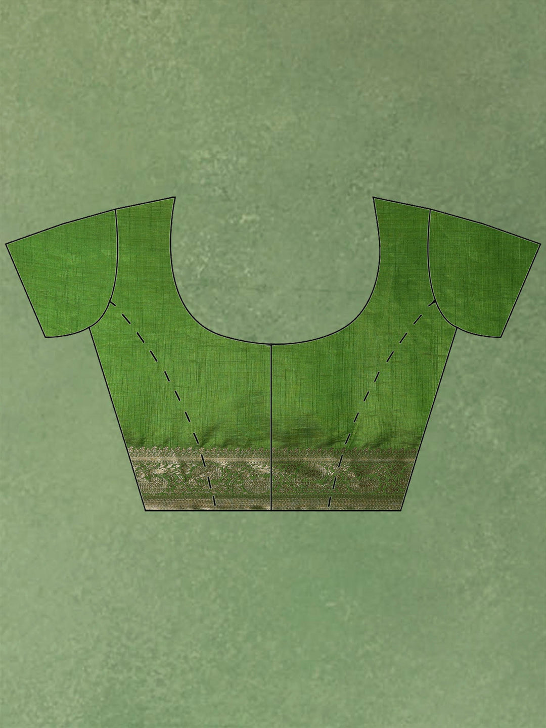 Green Woven Design Art Silk Saree