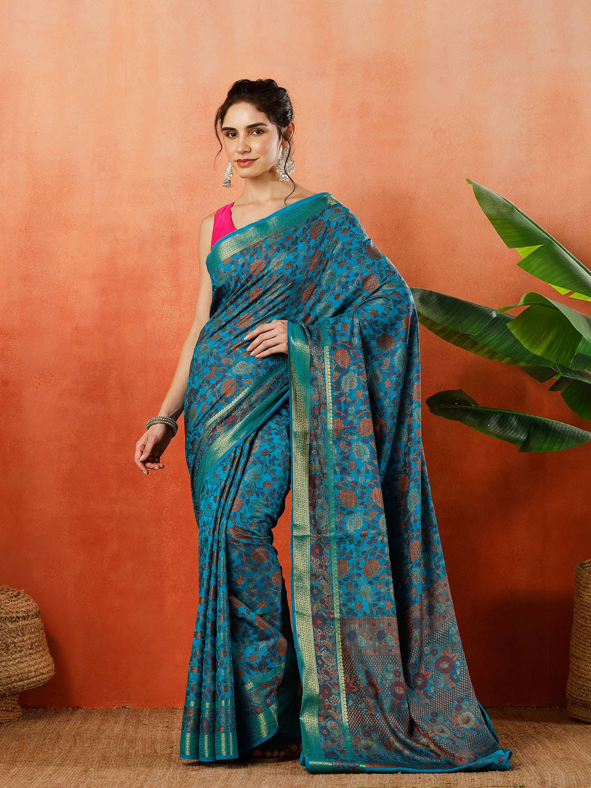 Woven Design Tussar Silk Saree