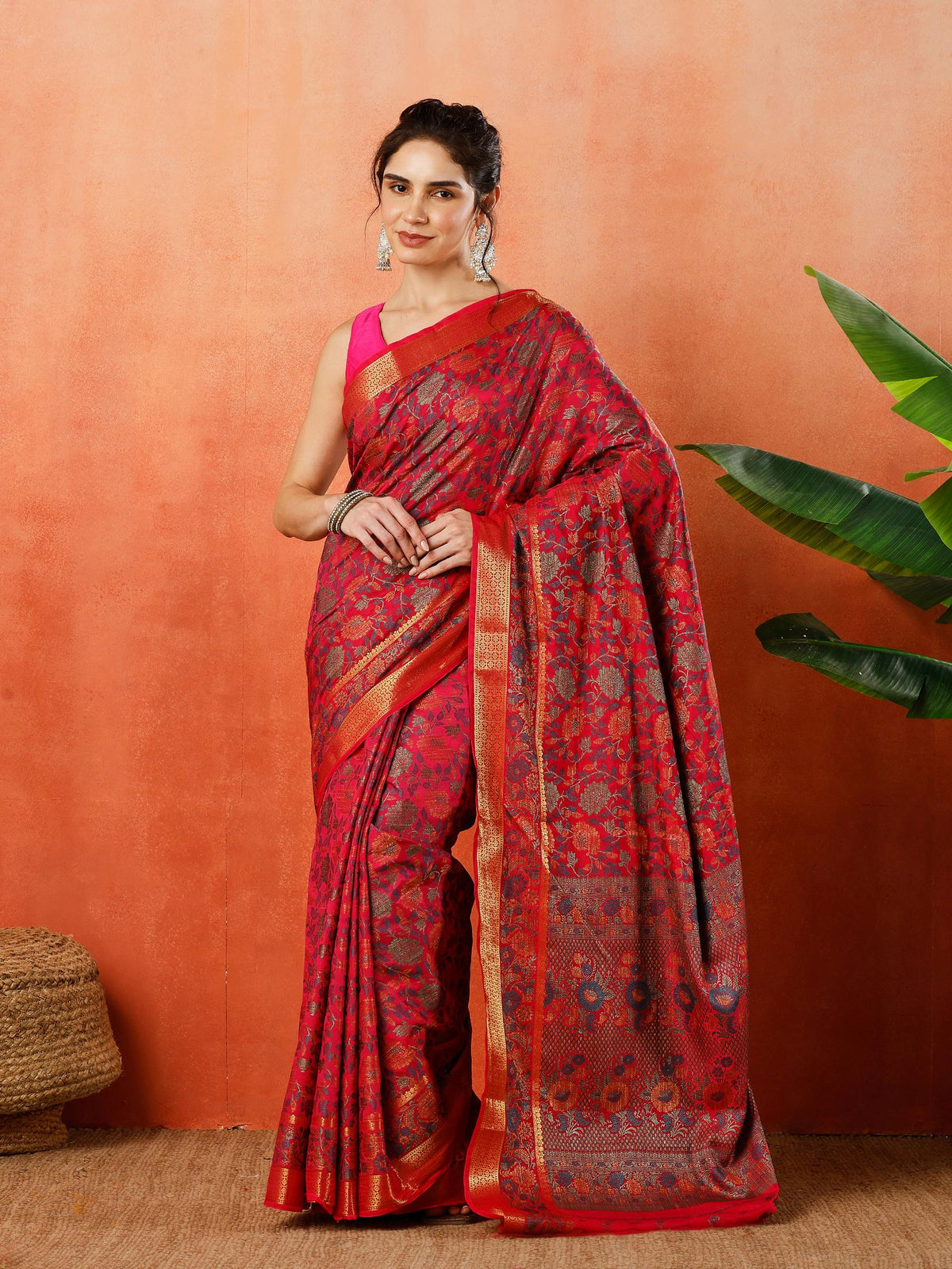 Woven Design Tussar Silk Saree