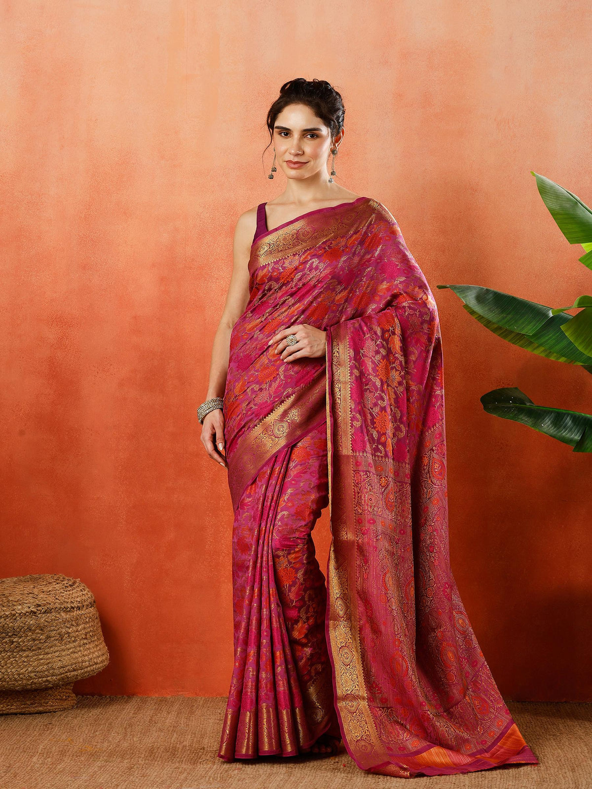 Woven Design Tussar Silk Saree