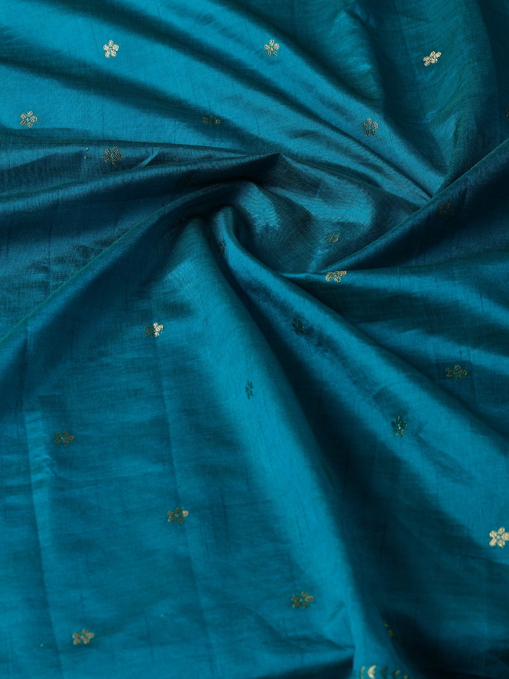 Firozee Zari Booti Art Silk Saree