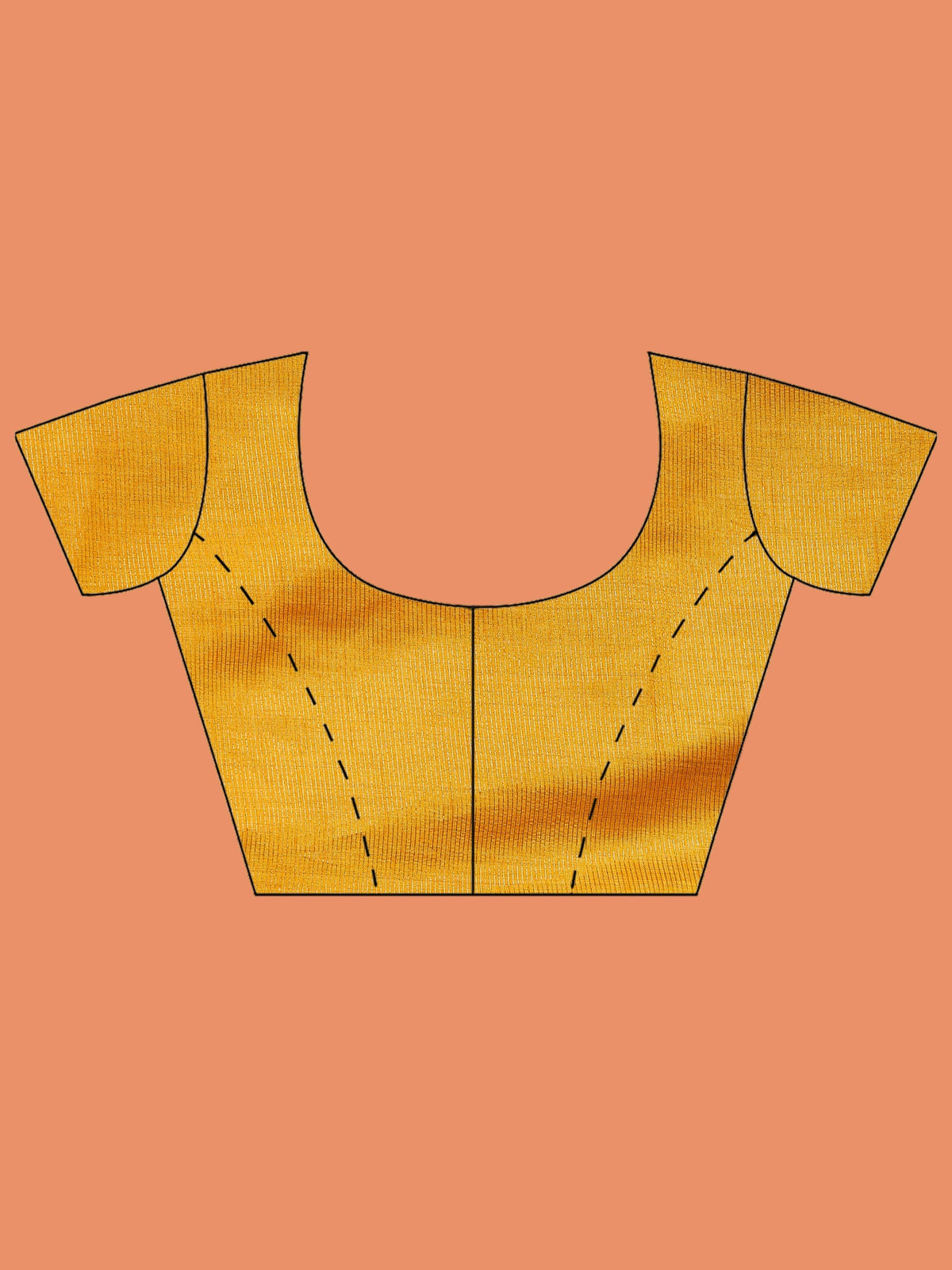 Mustard Zari Booti Art Silk Saree