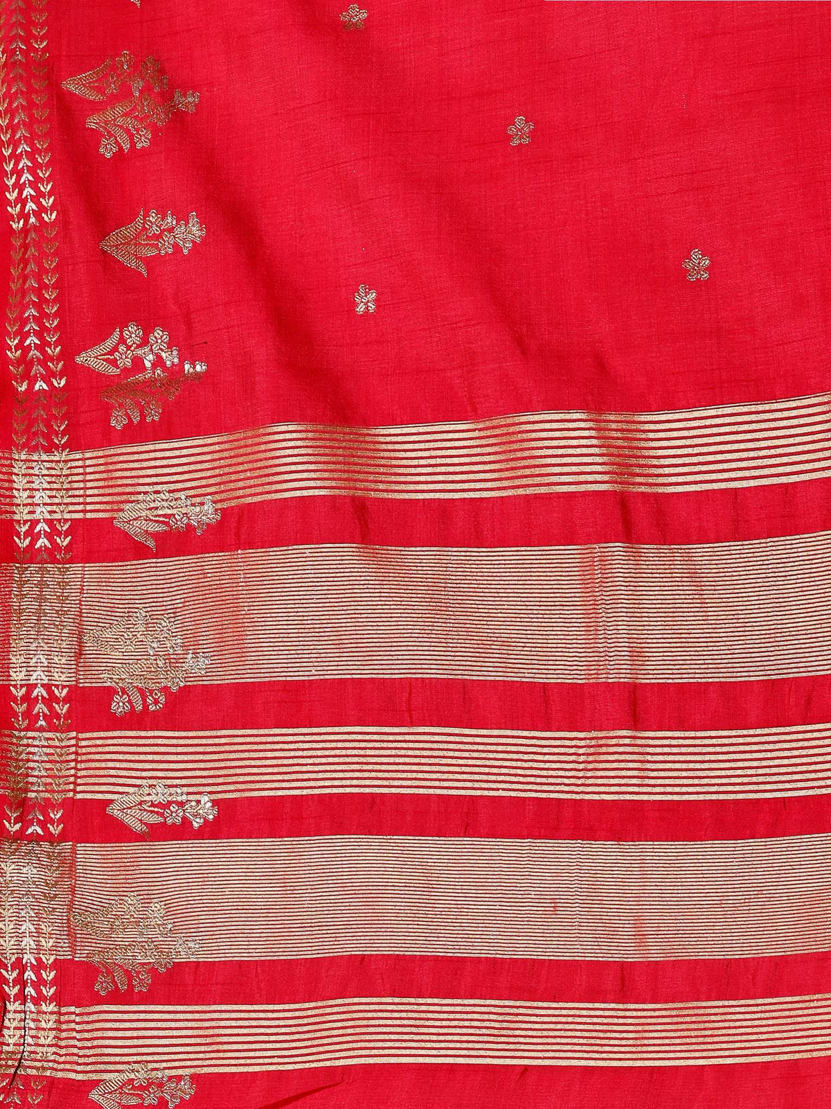 Rani Zari Booti Art Silk Saree