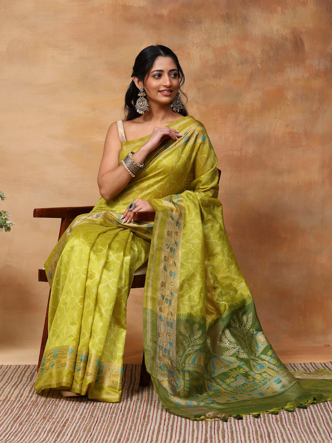 Woven Design Tussar Silk Saree