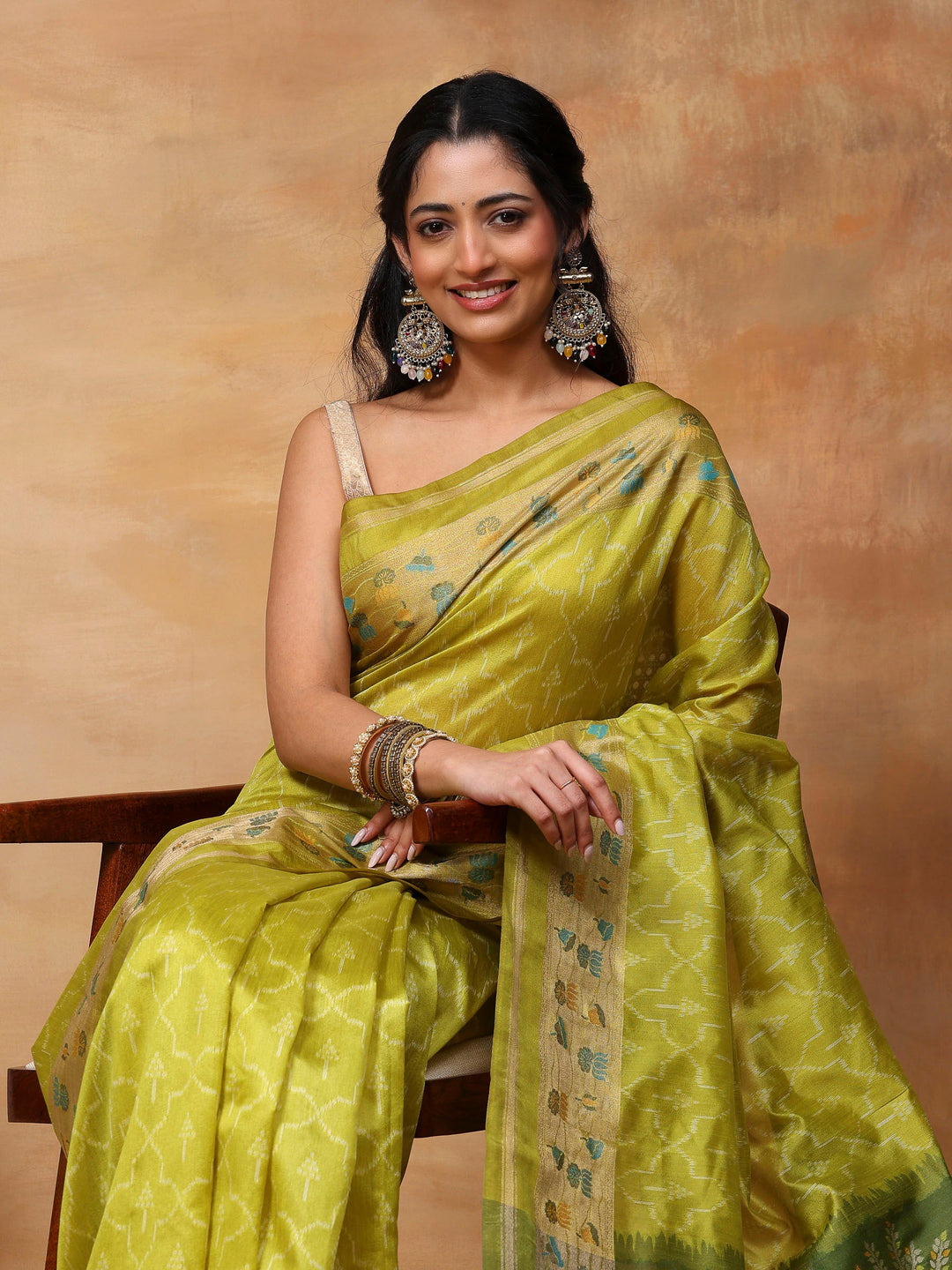 Woven Design Tussar Silk Saree