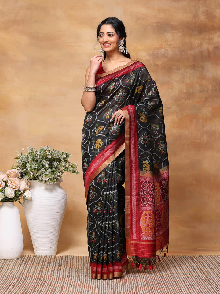 Woven Design Tussar Silk Saree