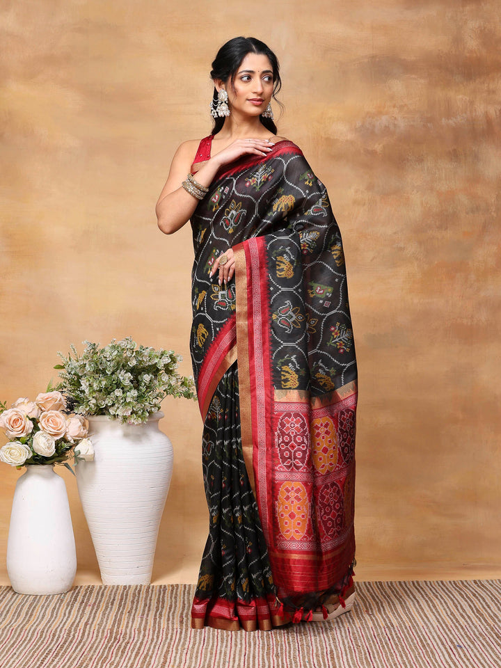 Woven Design Tussar Silk Saree