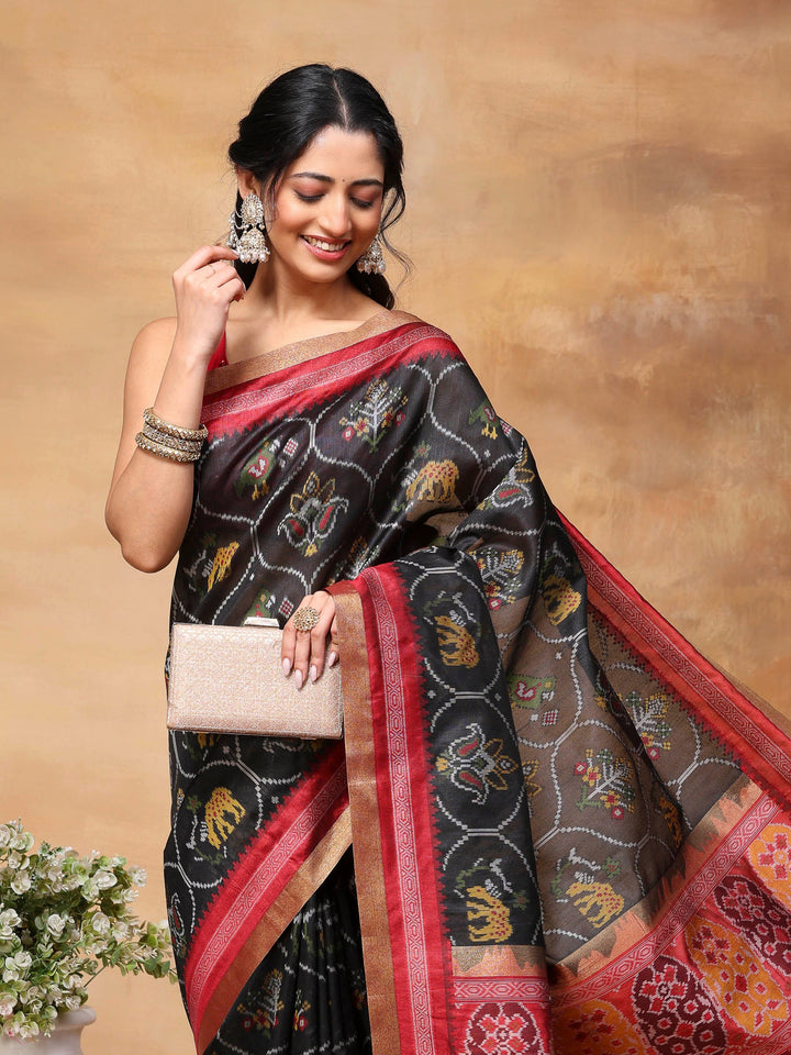 Woven Design Tussar Silk Saree