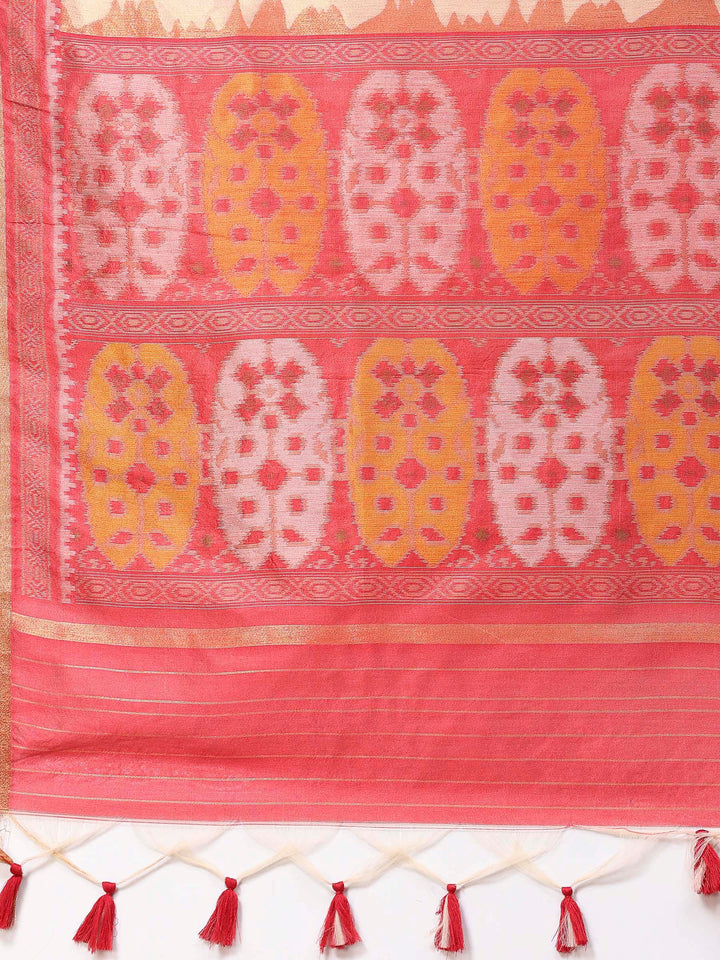 Woven Design Tussar Silk Saree