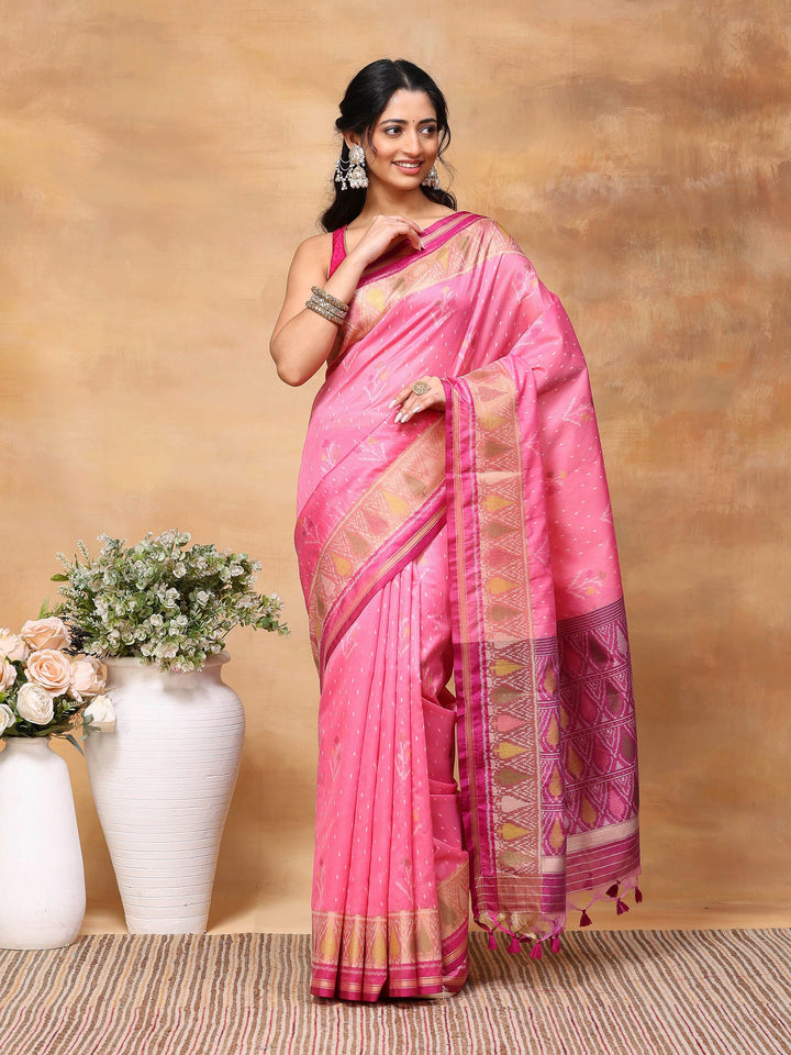 Woven Design Tussar Silk Saree