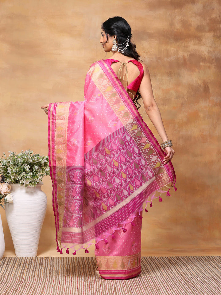 Woven Design Tussar Silk Saree