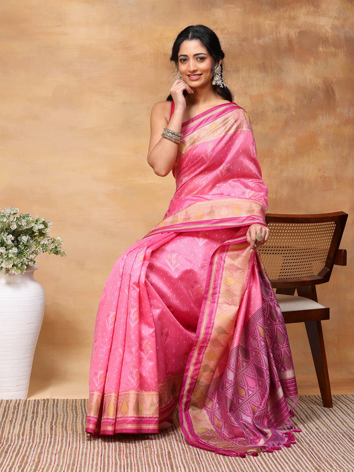 Woven Design Tussar Silk Saree