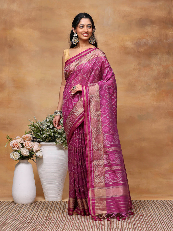 Woven Design Tussar Silk Saree
