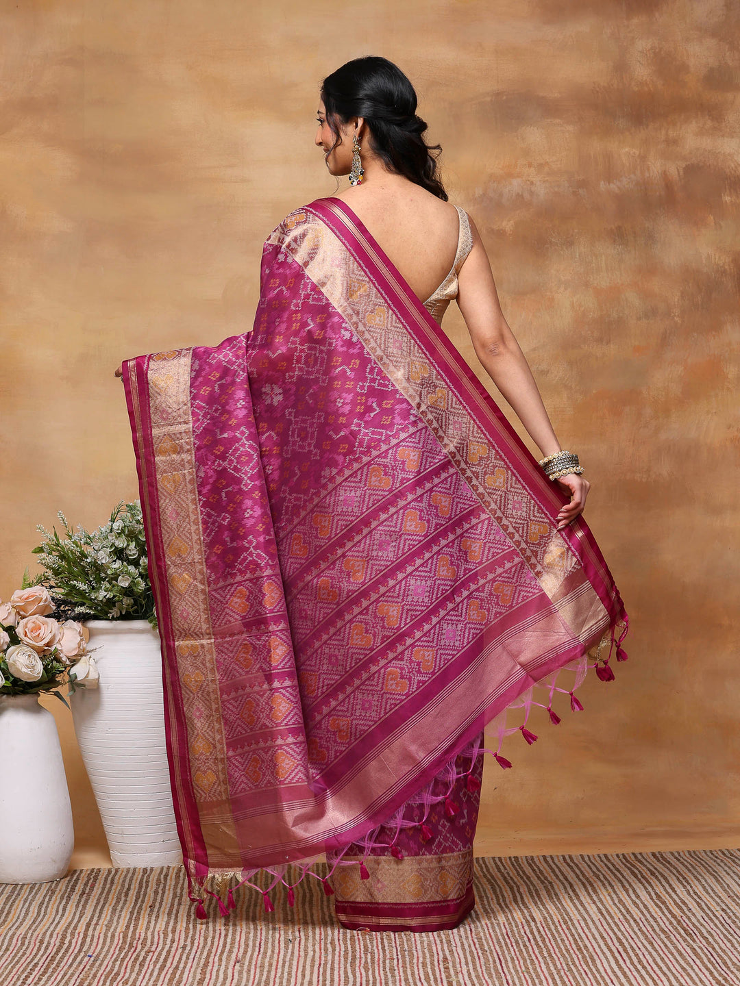 Woven Design Tussar Silk Saree