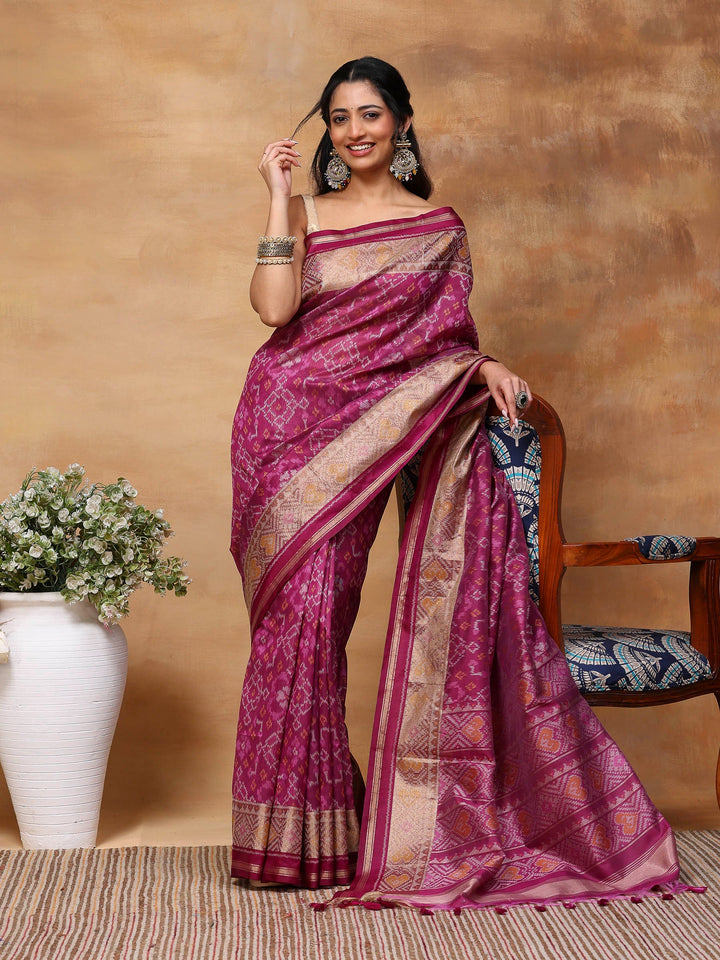 Woven Design Tussar Silk Saree
