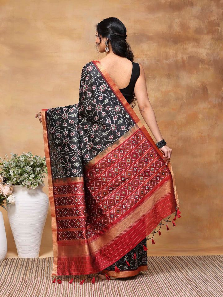 Woven Design Tussar Silk Saree