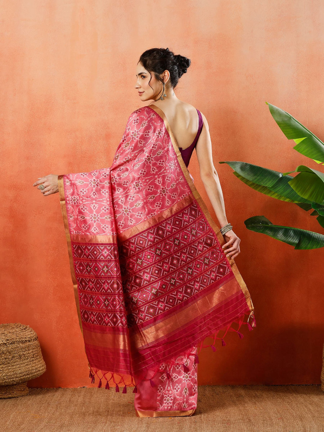 Woven Design Tussar Silk Saree
