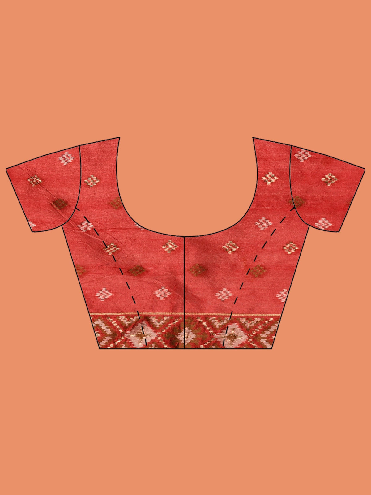 Rani Zari Booti Art Silk Saree