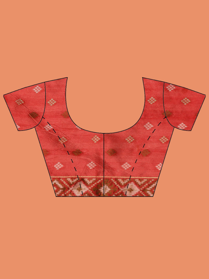 Rani Zari Booti Art Silk Saree