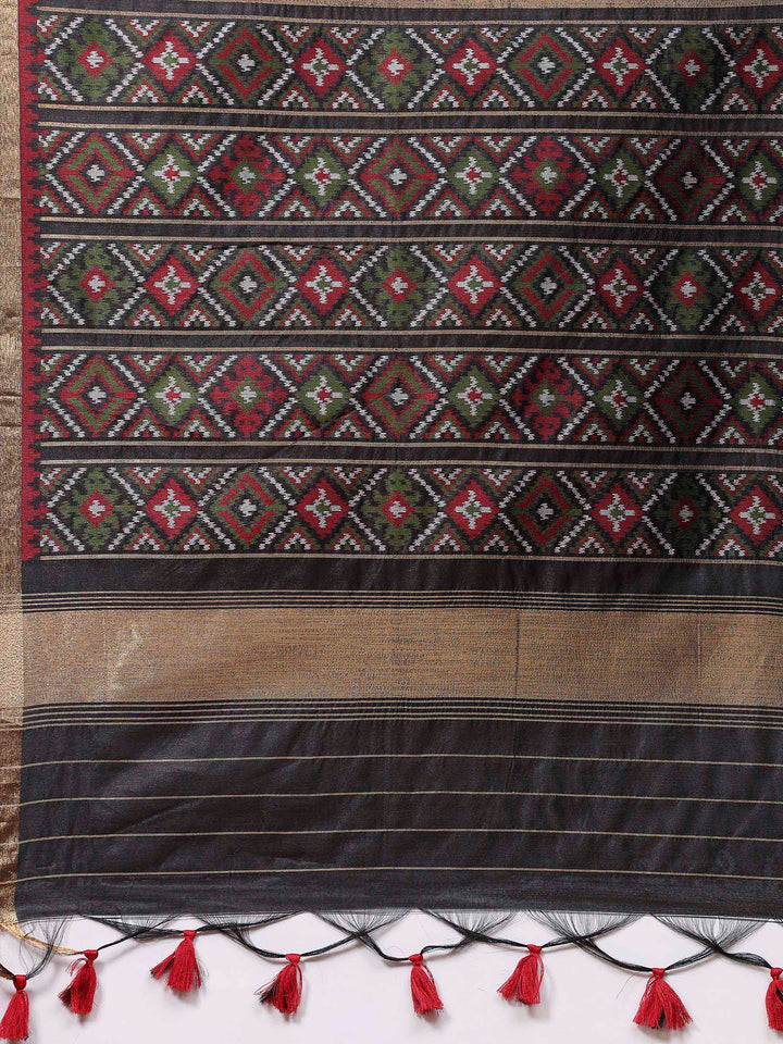 Woven Design Tussar Silk Saree