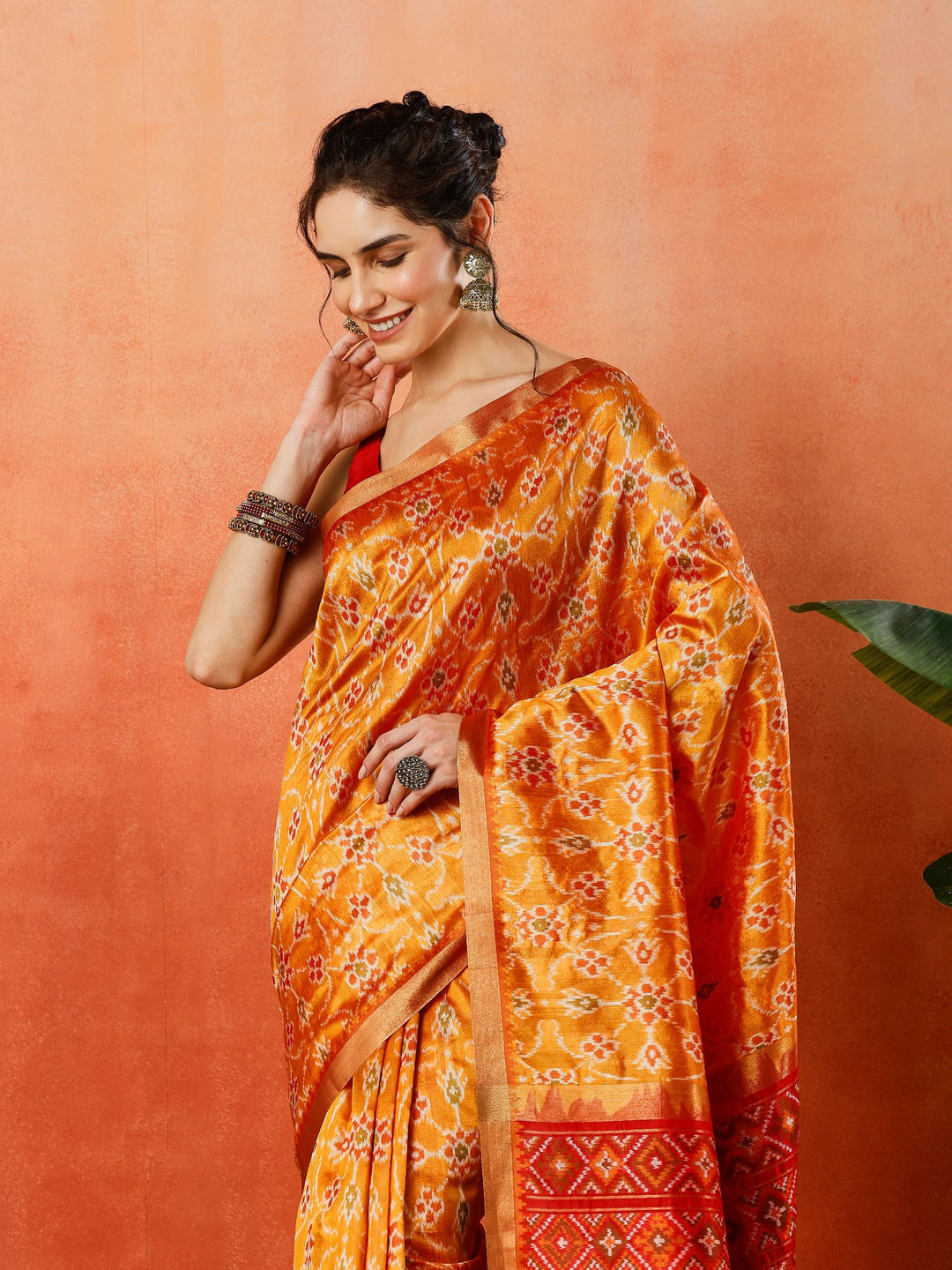 Woven Design Tussar Silk Saree