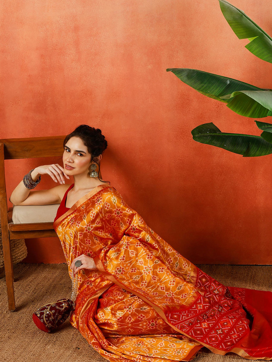 Woven Design Tussar Silk Saree
