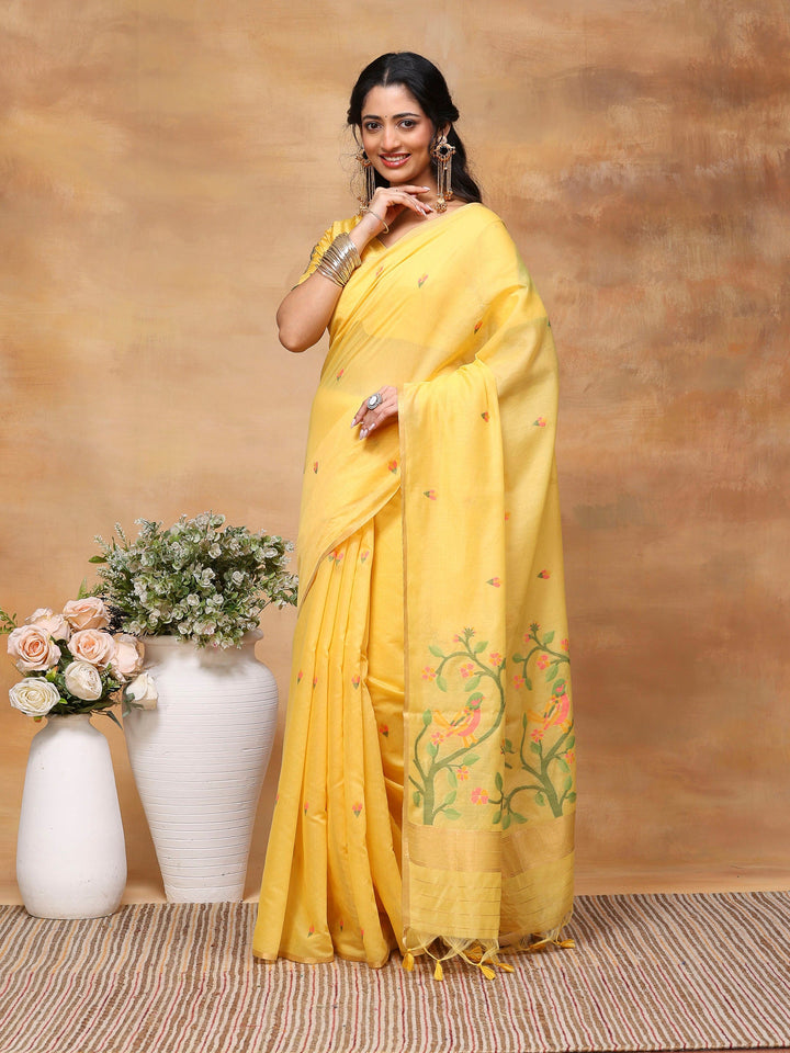Woven Design Tussar Silk Saree