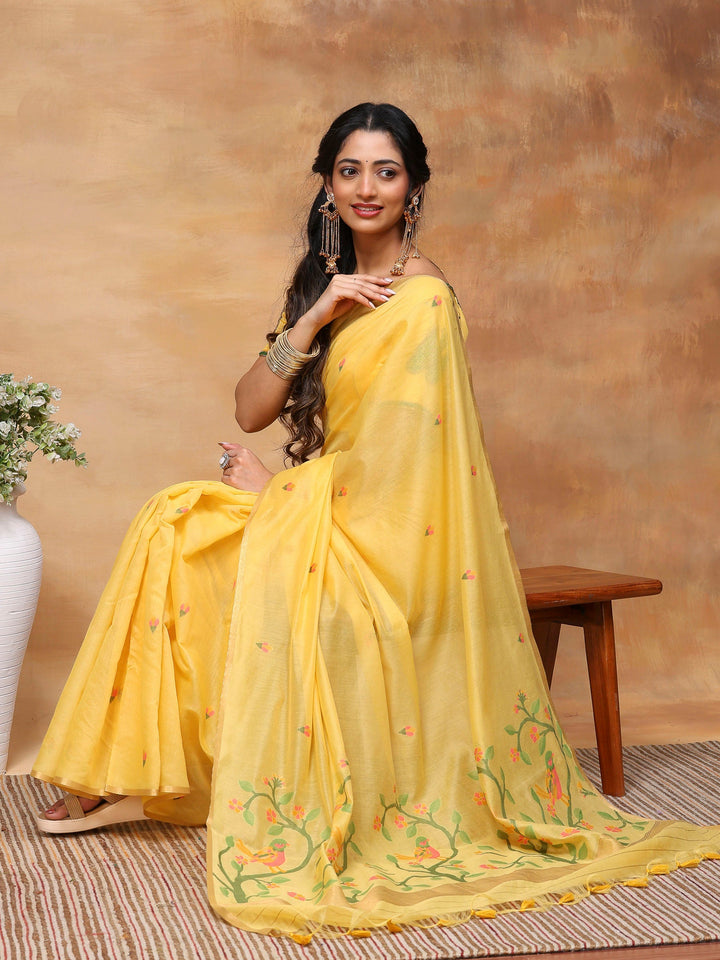 Woven Design Tussar Silk Saree