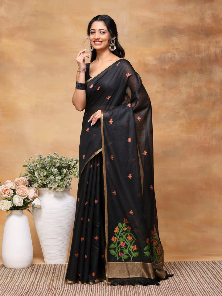 Woven Design Tussar Silk Saree