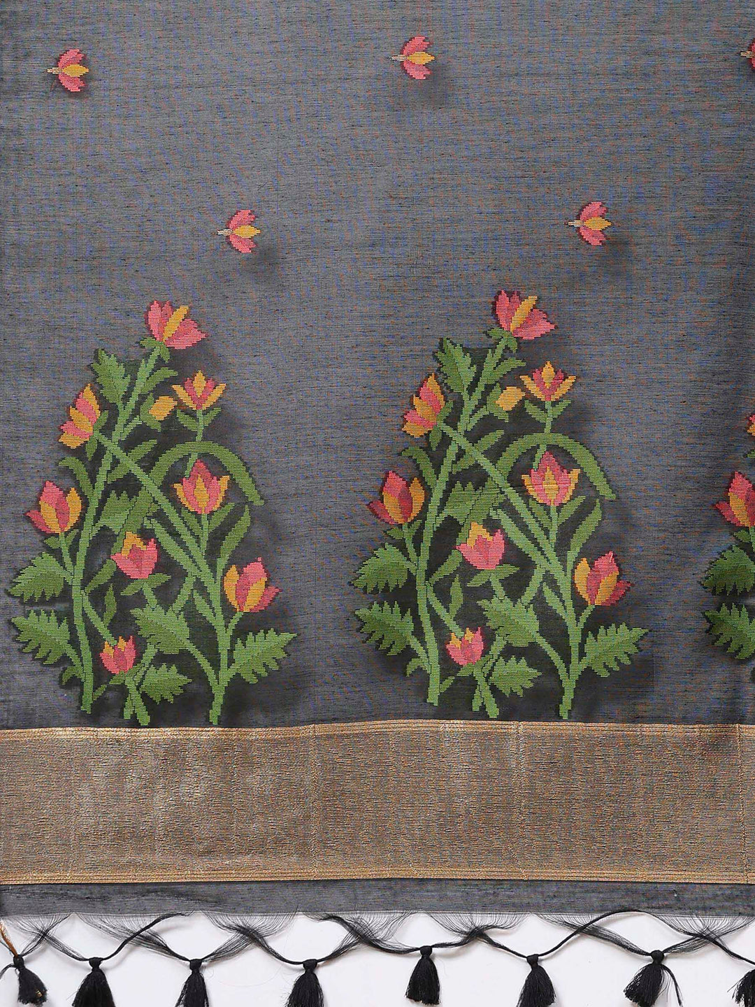 Woven Design Tussar Silk Saree