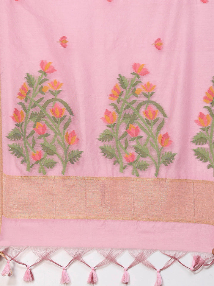 Woven Design Tussar Silk Saree