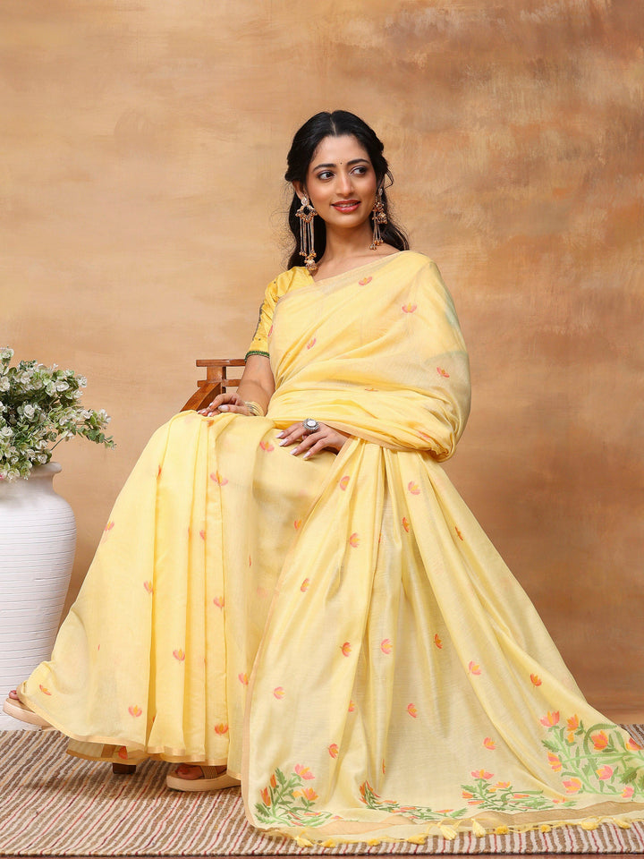 Woven Design Tussar Silk Saree