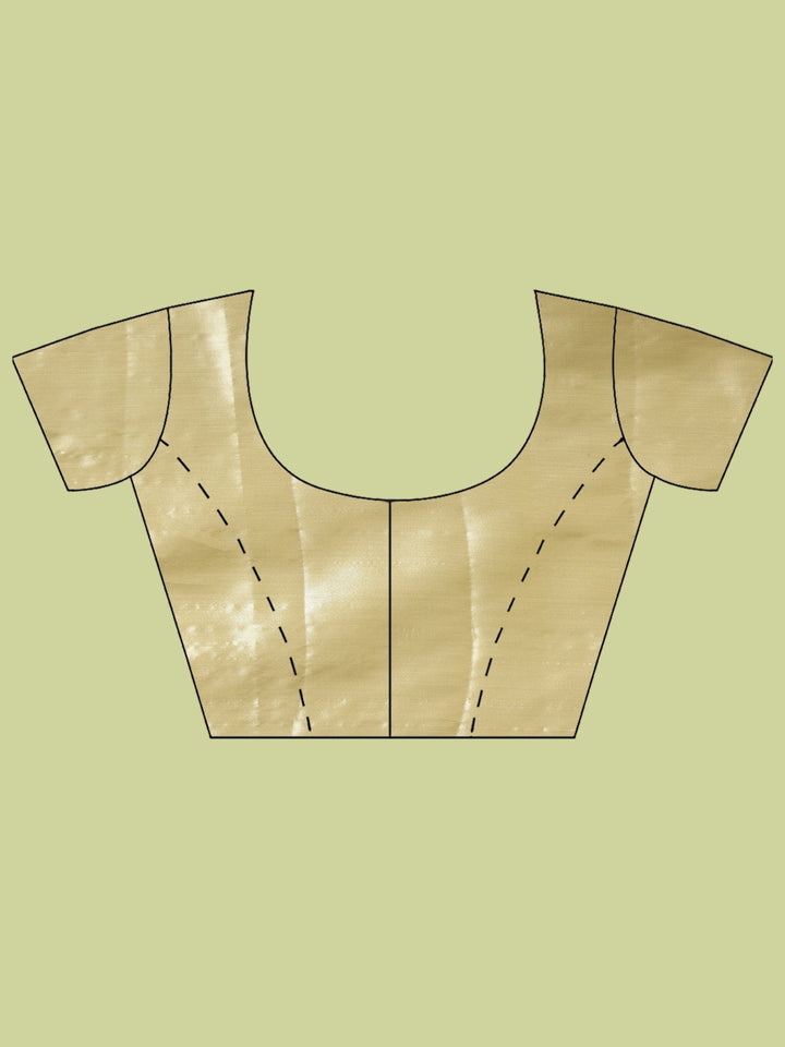 Beige Woven Design Art Silk Saree