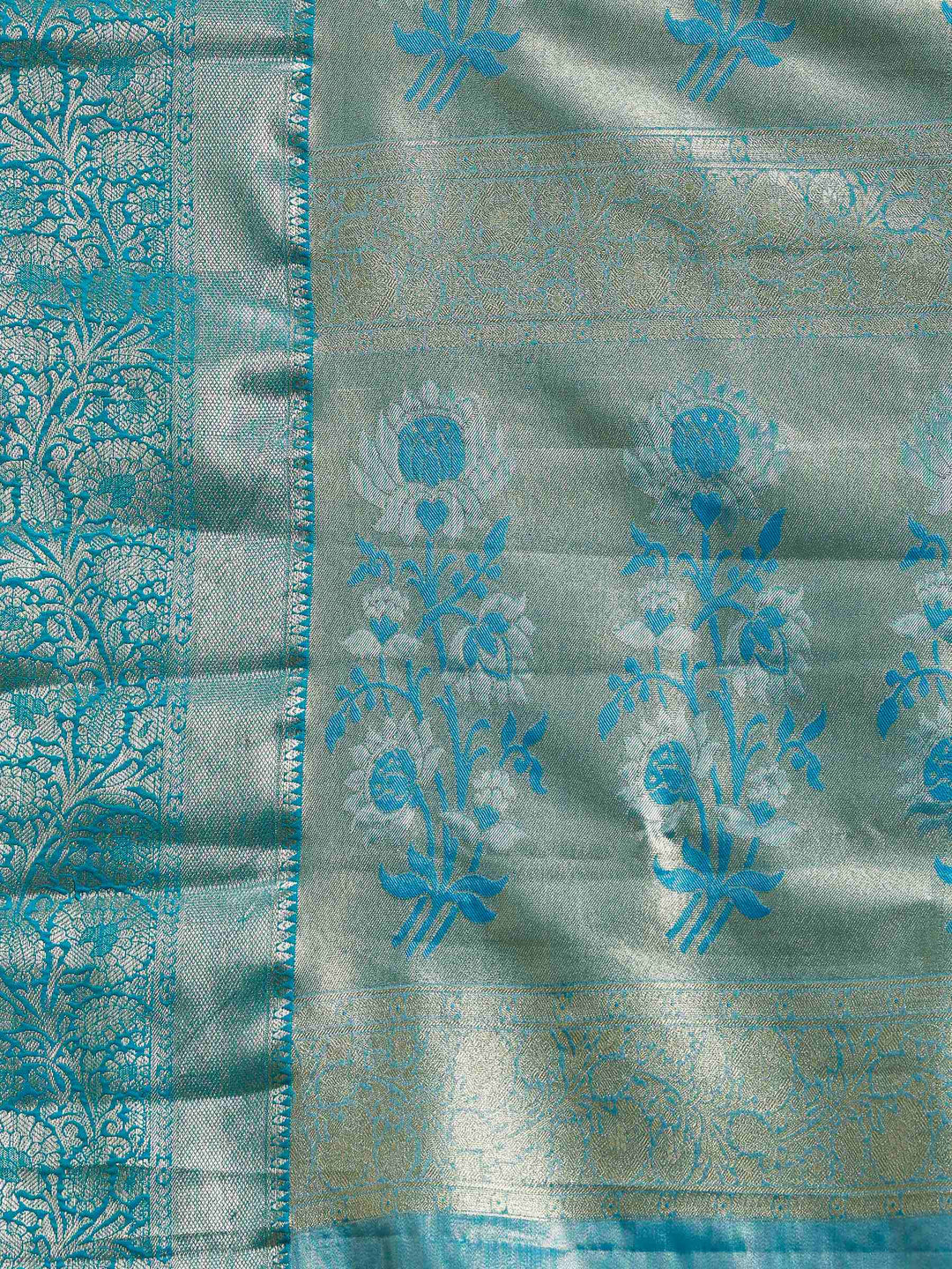 Firozee Woven Design Art Silk Saree