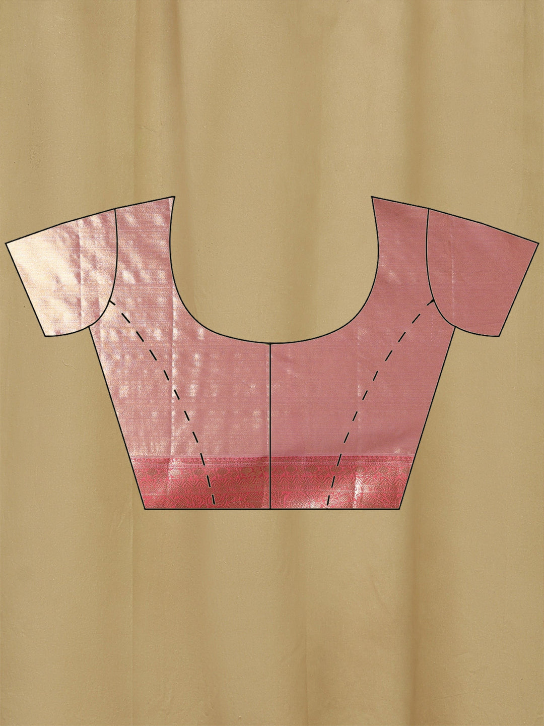 Pink-Lavender Woven Design Art Silk Saree