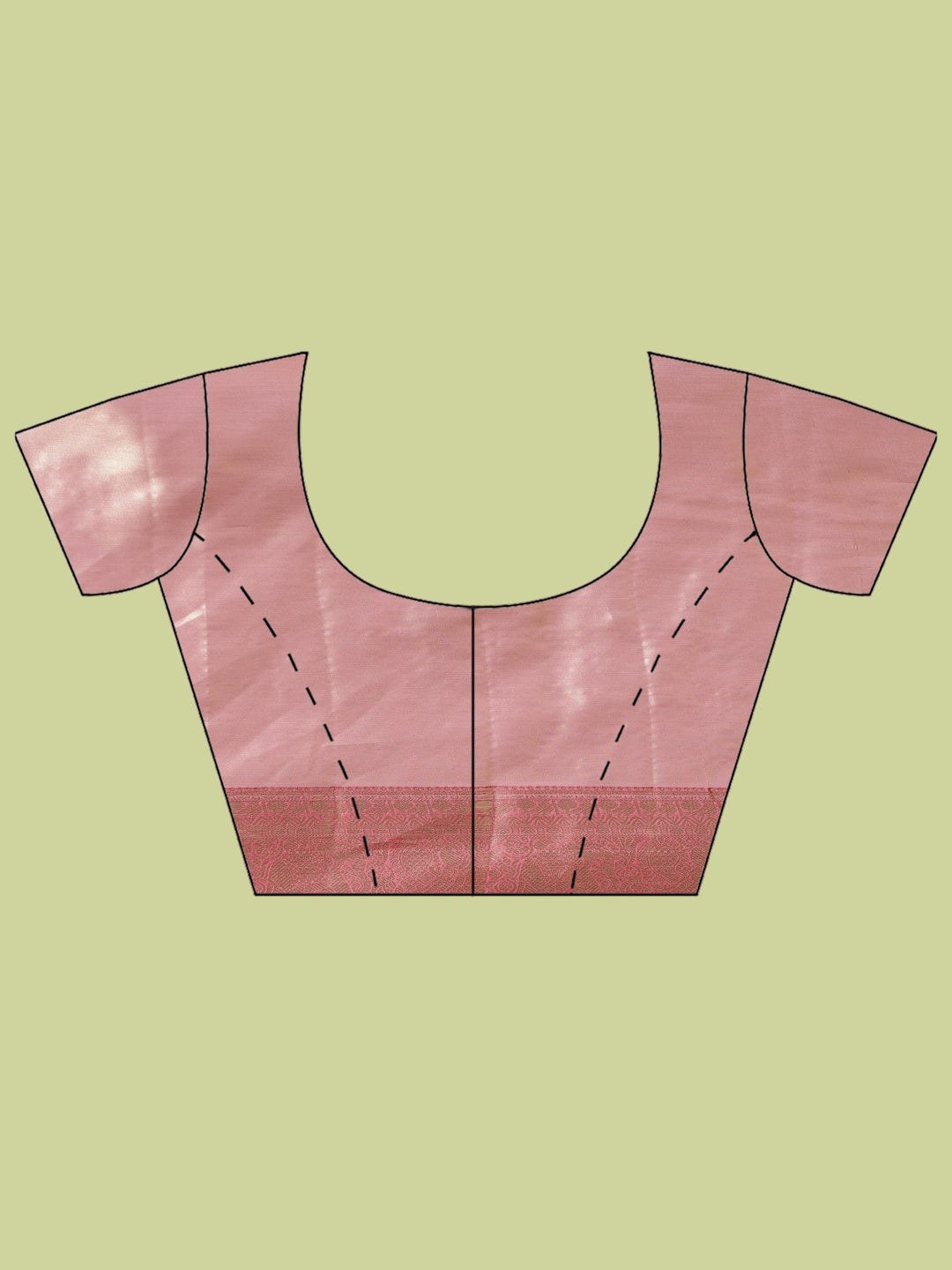 Pink Woven Design Art Silk Saree