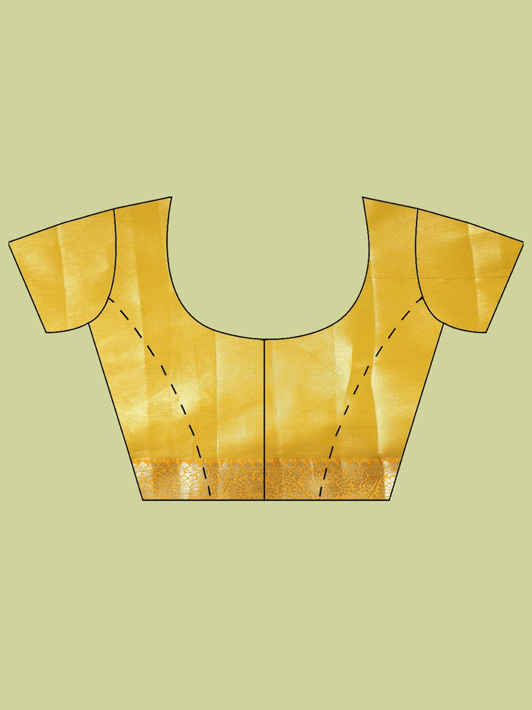 Yellow Woven Design Art Silk Saree