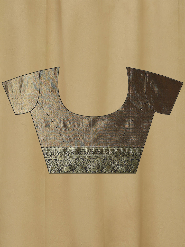 Black Woven Design Art Silk Saree