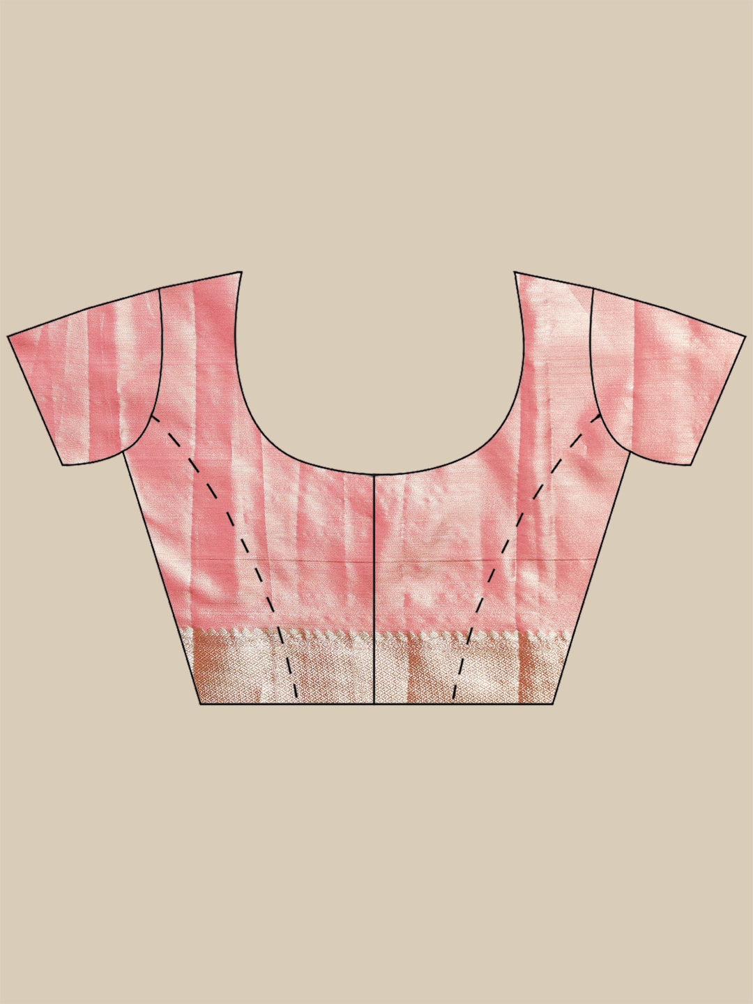 Pink Kalamkari Woven Design Art Silk Saree