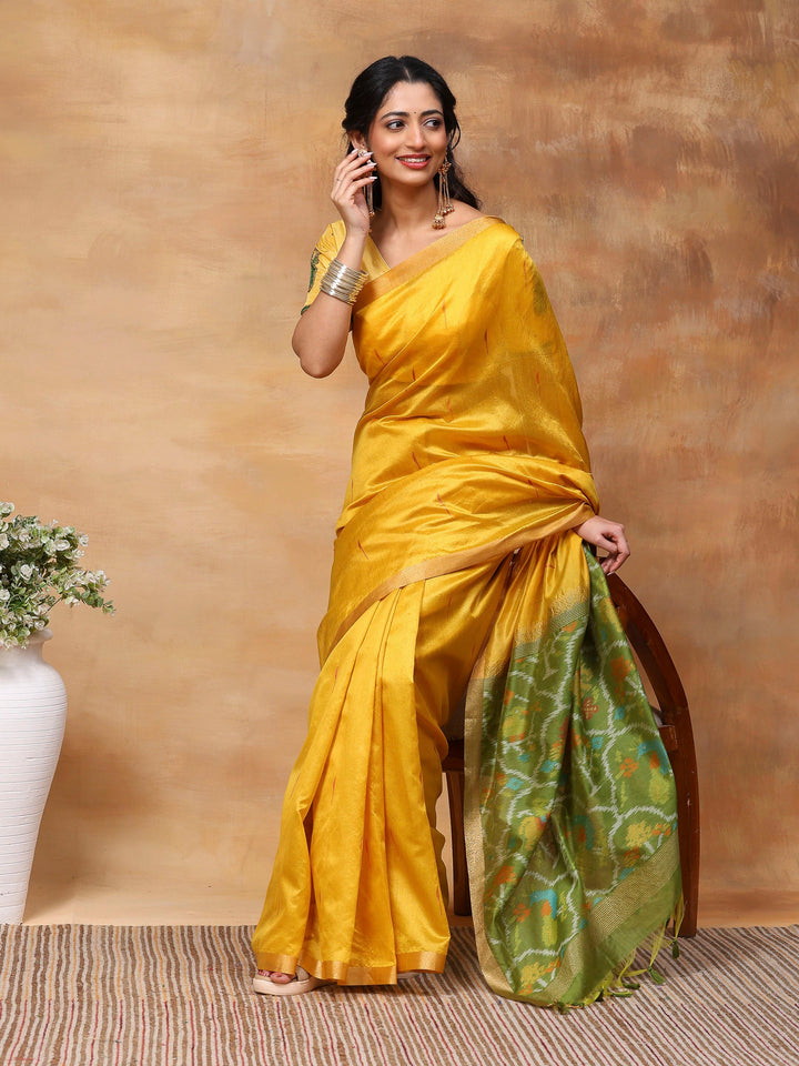 Woven Design Tussar Silk Saree