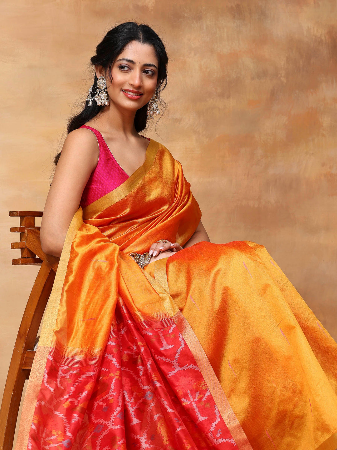 Woven Design Tussar Silk Saree