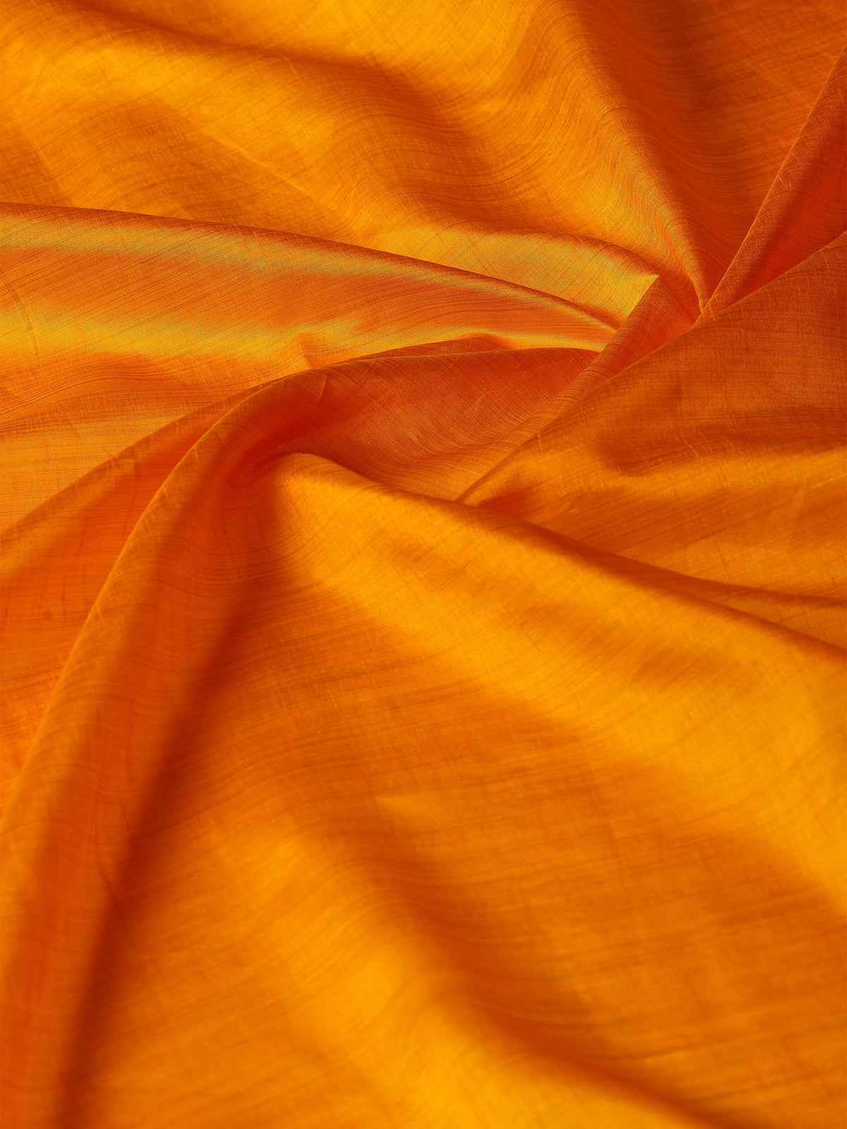 Mustard Zari Work Art Silk Saree